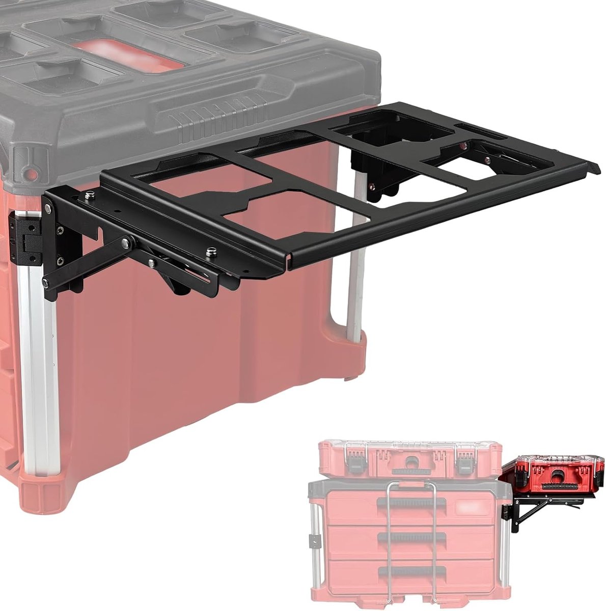 Opvouwbare Packout Mount Compatibel met Milwaukee Packout Toolbox, Montageplaat