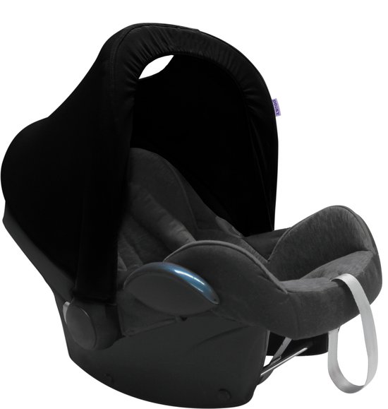 Dooky Hoody Autostoel Zonnekap - UV werend - Black van Dooky — afbeelding 5