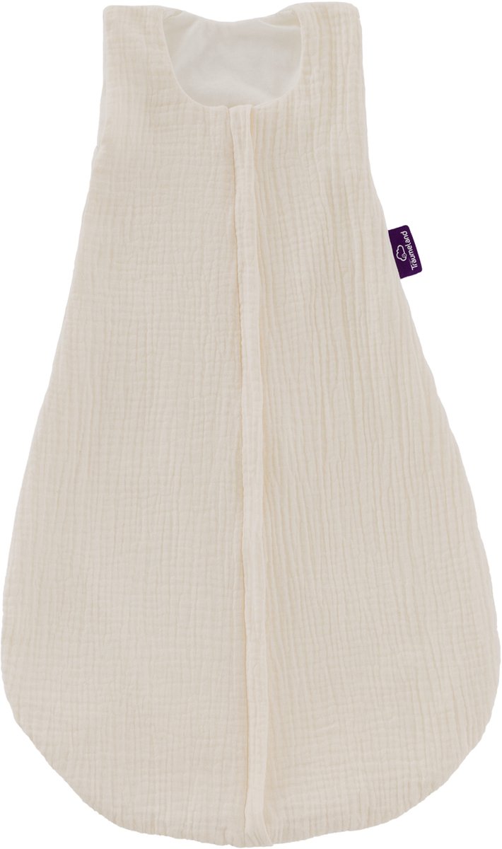 Träumeland Liebmich Zomerslaapzak - 70 cm - Mousseline - Beige