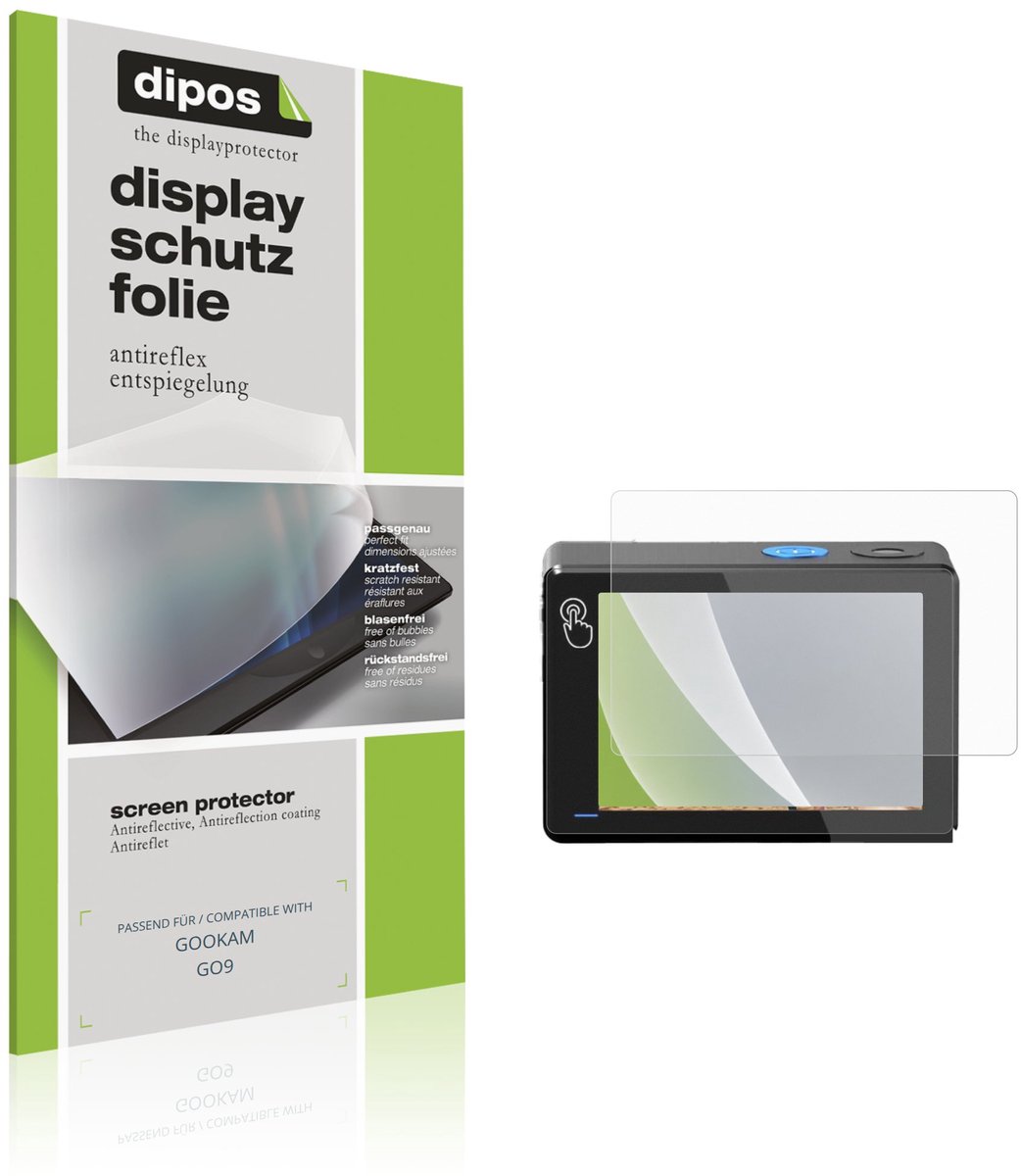 dipos – 4x Matte Beschermfolie geschikt voor GOOKAM GO9 | Krasbestendige & antireflecterende Screenprotector Ultra-Thin