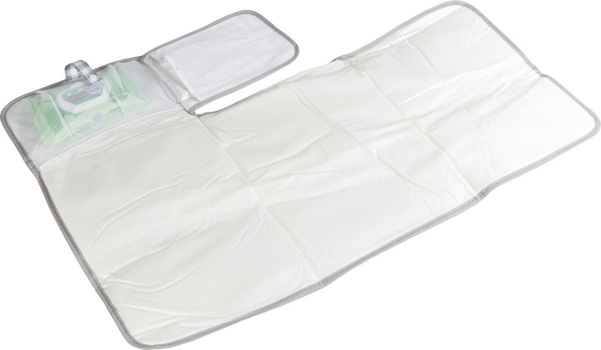 Tataway Opvouwbaar Waterdicht XL Aankleedkussen Voor Op Reis - Draagbaar Aankleedkussen Met Zakken En Compacte Sluiting - ShopVlot