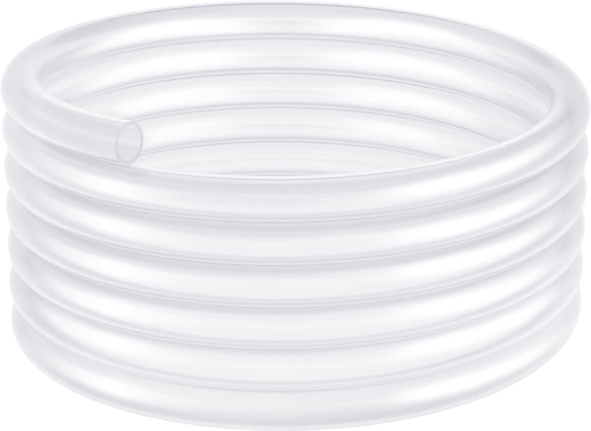 PVC-Buis, Doorzichtige Flexibele Tubing Food Grade, 5m | Kunststof buis voor het overpompen van water, olie en lucht, 6 mm ID x 8 mm OD
