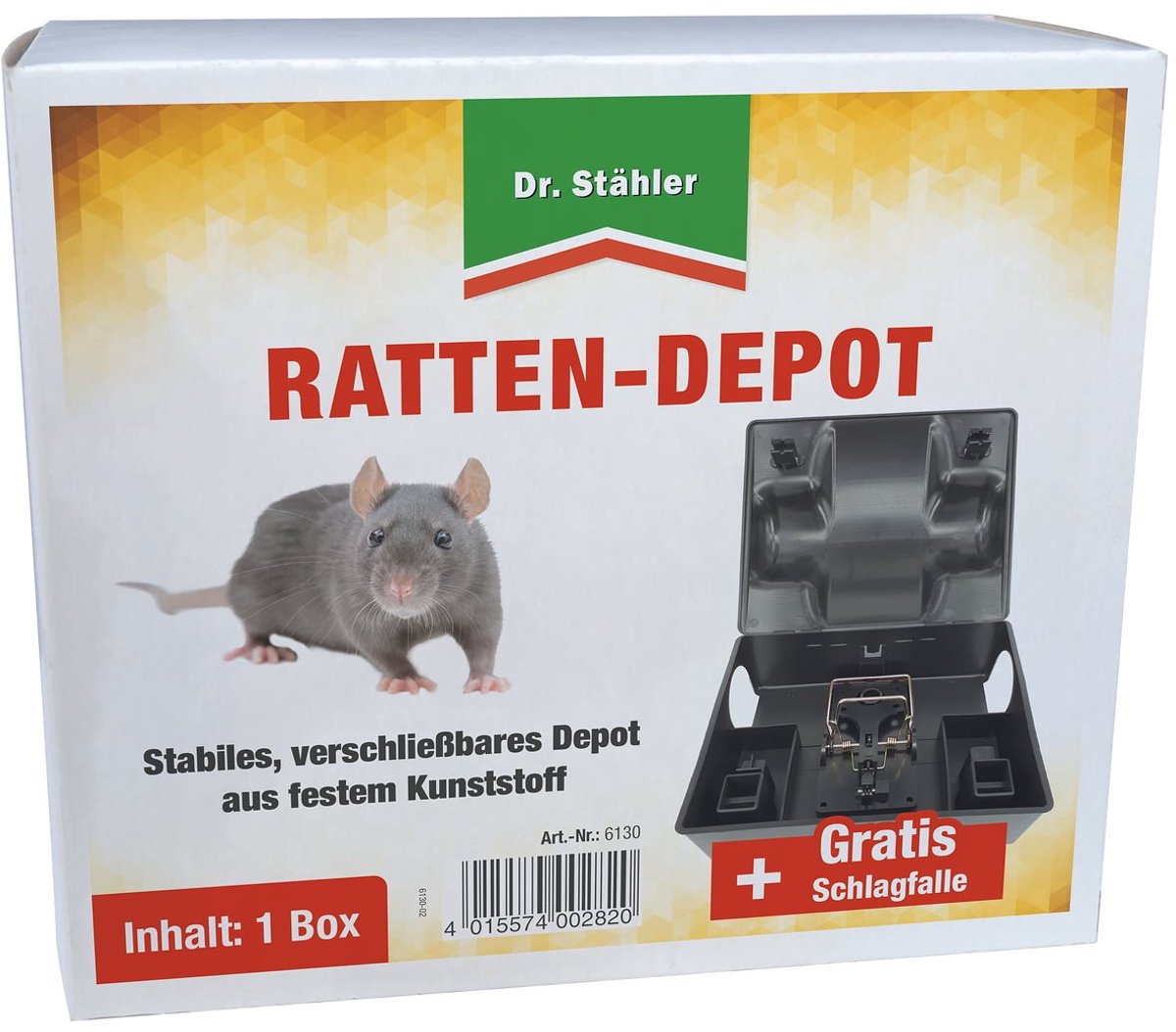 Dr. Staehler rattenlokdoos met klapval