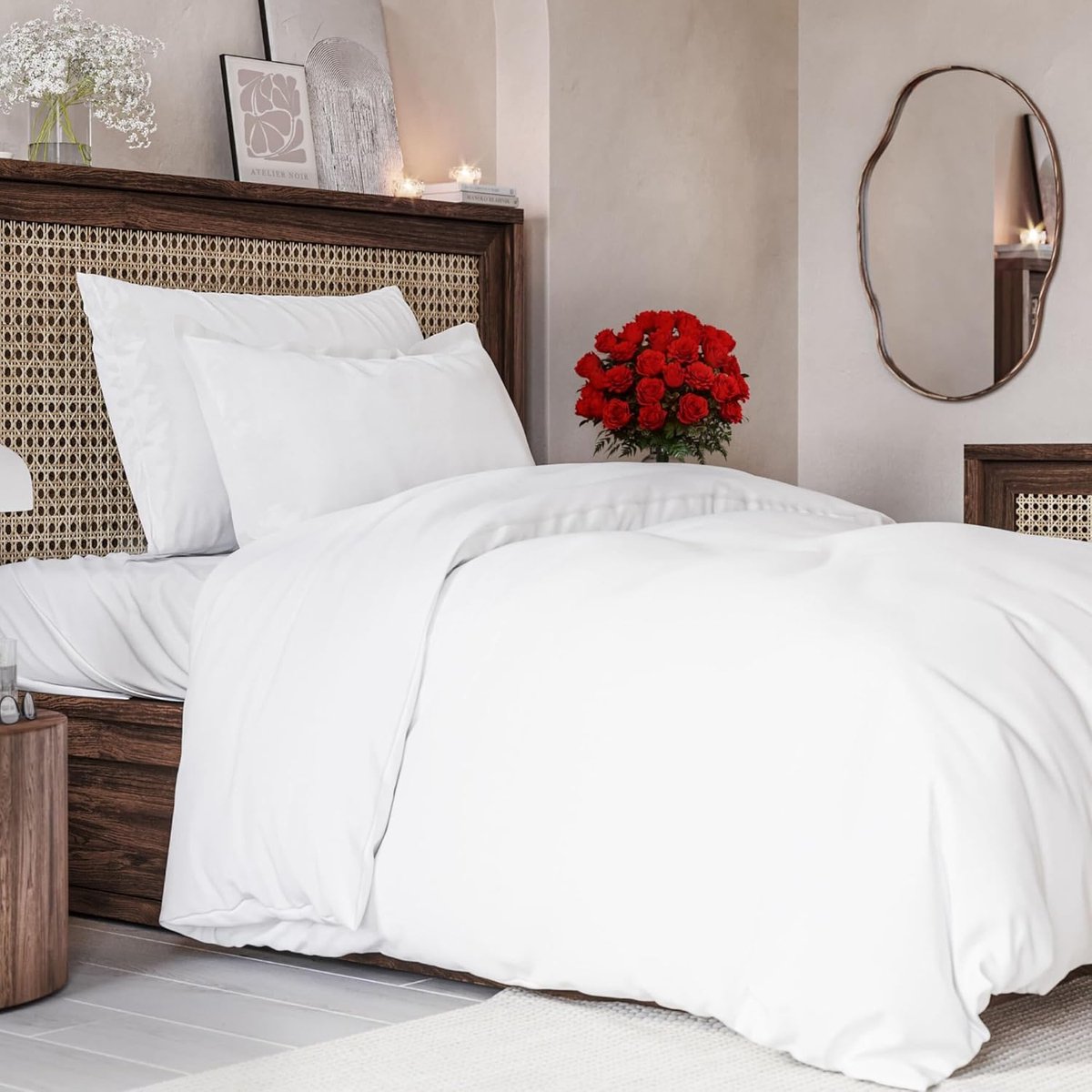 Dekbedovertrekset 240x220 cm - 3-delig Microvezel - Ritssluiting - Oeko-Tex - Lichtgrijs Uni