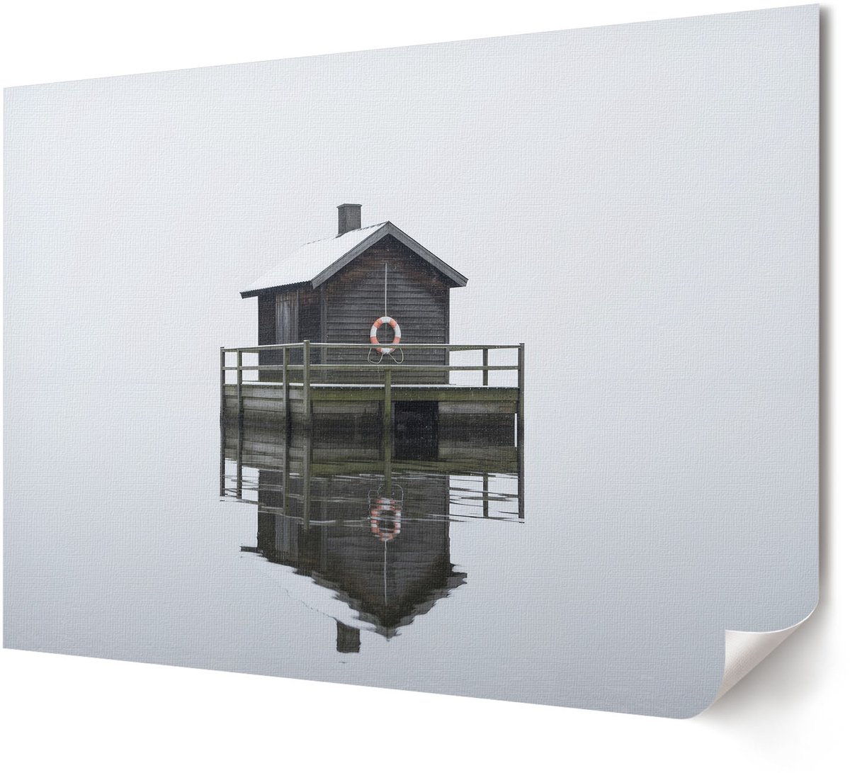 Coloray Polycanvas Wandposter - Natuurlandschap, Fotografie - A4 - Groen Kunst - Rechthoek - Canvasposter - Woonkamer, Slaapkamer, Kantoor - Klassiek