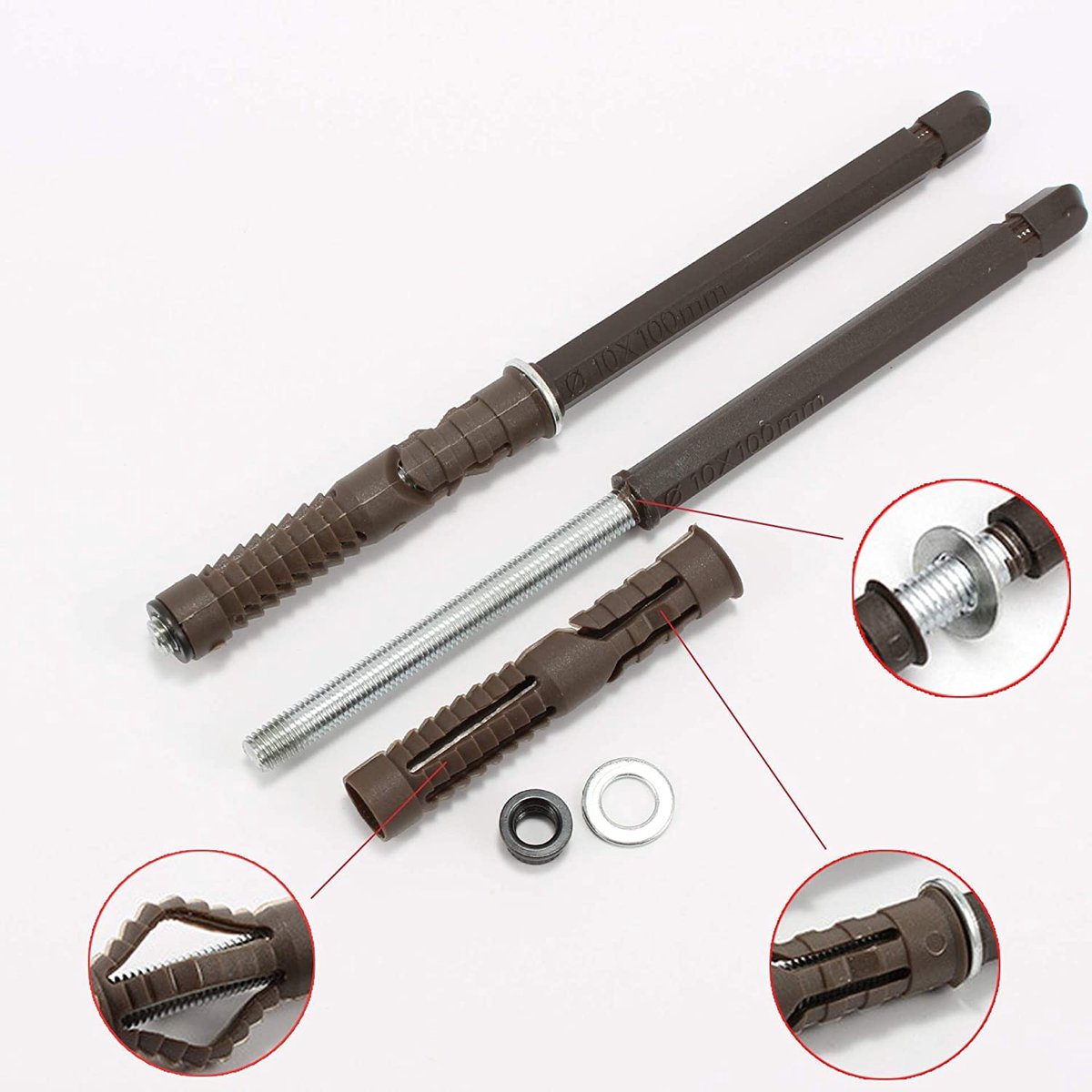 Drijvende plankbeugels -12 Pack Heavy Duty Houten Onzichtbare Plankbeugels met schroeven, DIY Verstelbare Hardware - ShopVlot