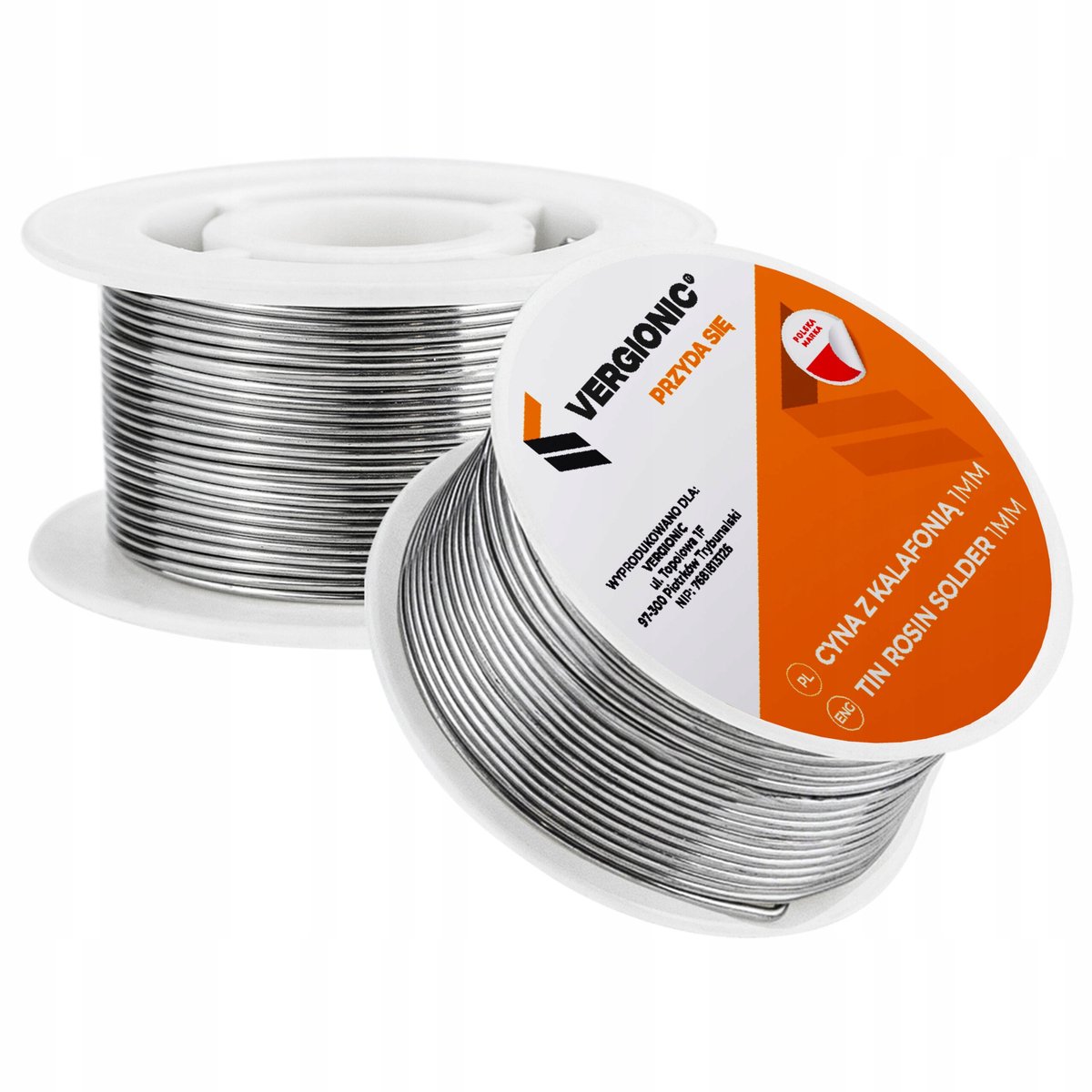 Soldeertin 1 mm 70g met hars - Professionele kwaliteit
