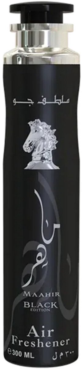 Lattafa Maahir Black Edition - Gerverstuiver - 300 ml Zwart