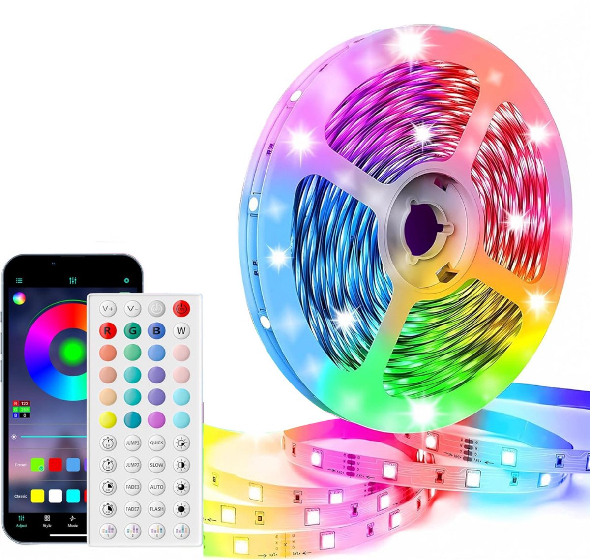 DailySupplies® Led Strip 10 Meter - Led-Strips met Afstandsbediening - Veelkleurig - RGB