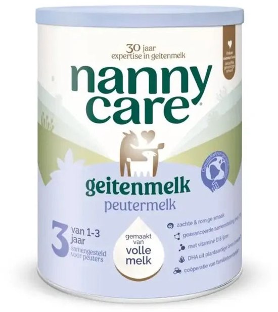 Nannycare Peuter geitenmelk 3 800 Gram van Merkloos — afbeelding 3