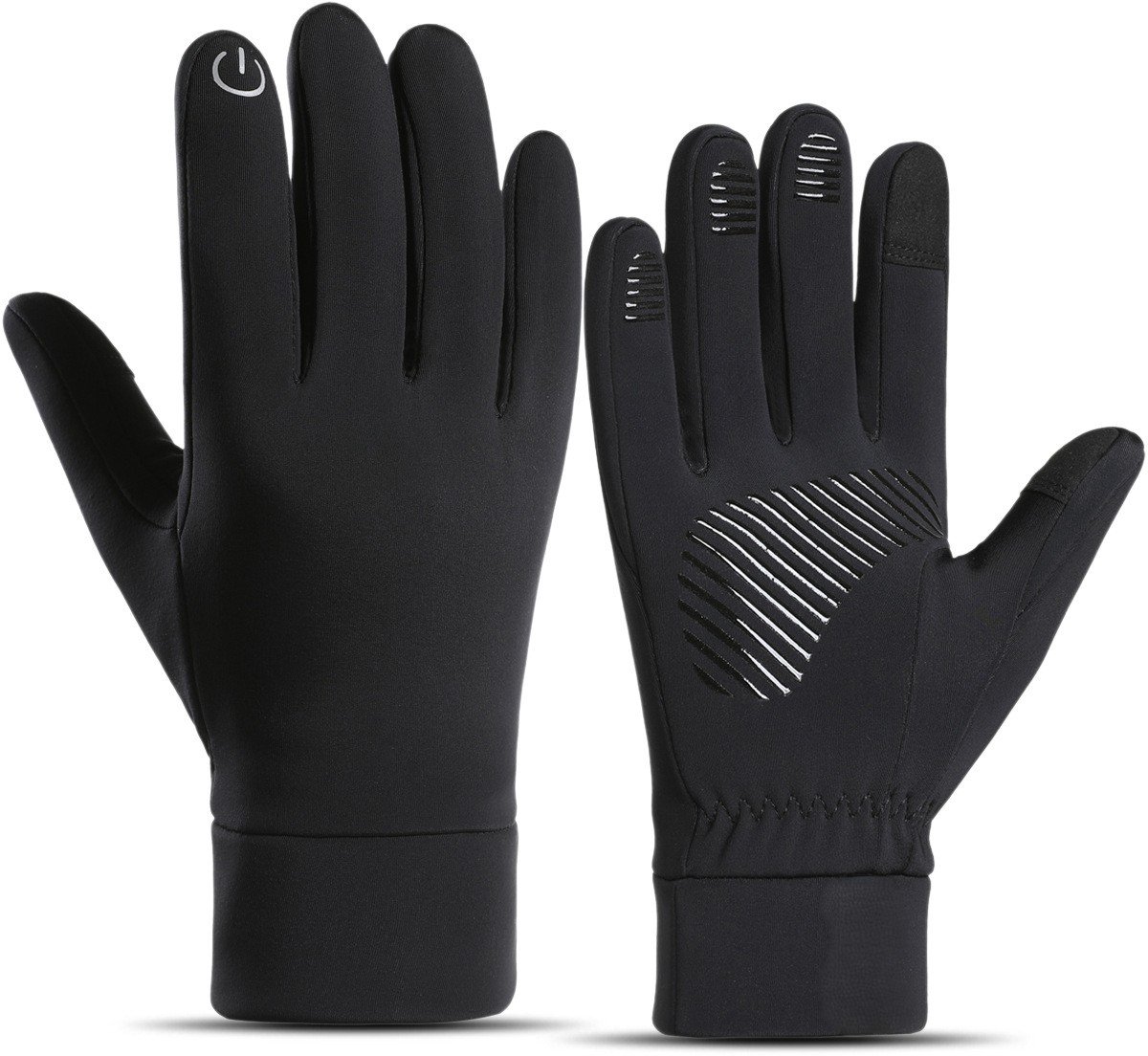 Handschoenen voor dames en heren - warme touchscreen-handschoenen - loophandschoenen - fietshandschoenen - winterhandschoenen - sporthandschoenen - fietshandschoenen - winter - voor outdoor sport - Maat L