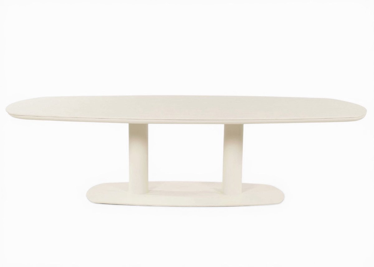 Apple Bee Melville Tuintafel Oyster - 280x110 cm - Ovale Voet