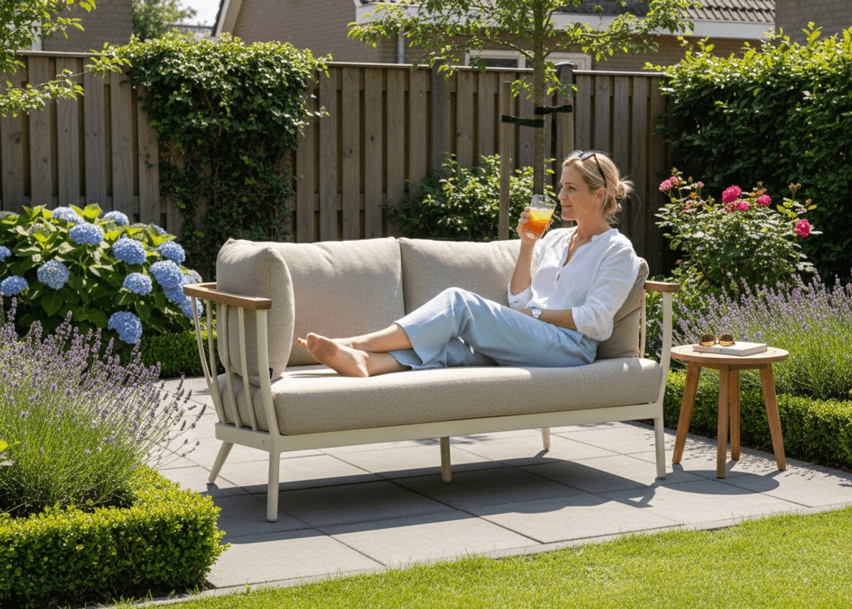 Apple Bee Condor Loungeset Nr. 1 - 6-delig - Oyster - BEE Wett