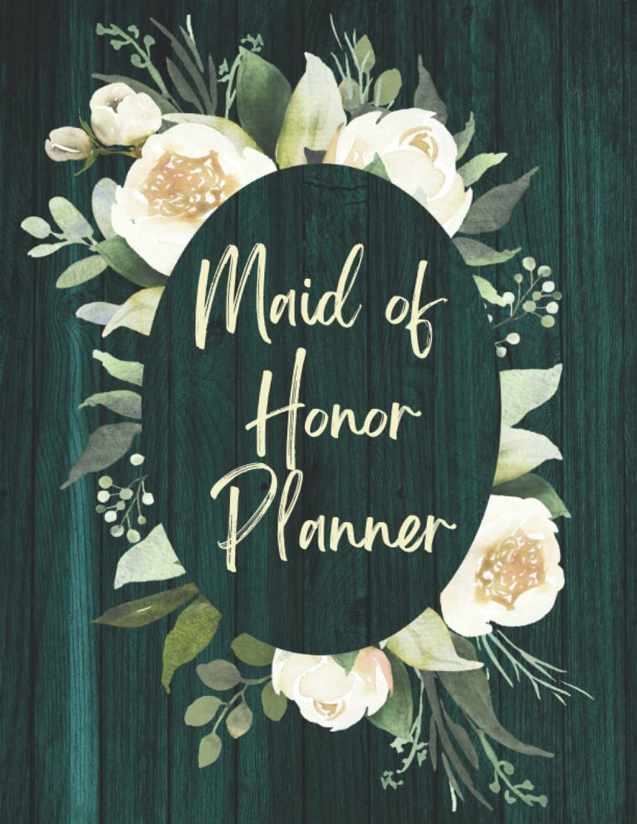Maid Of Honor Planner: Wedding Organizer for Duties Checklist of Maid or Matron Of Honour - ShopVlot