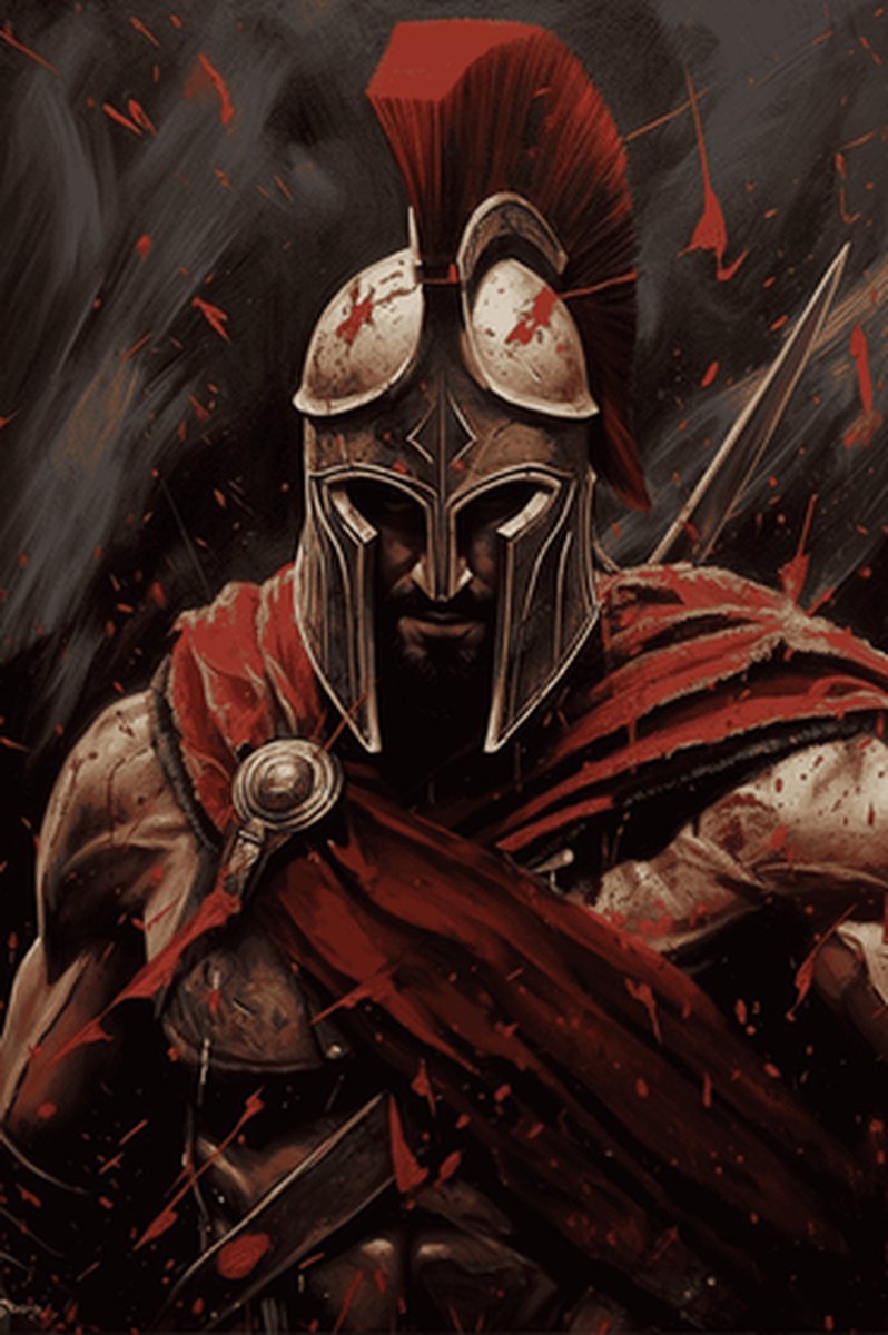Spartaan Poster - Abstract - Sparta - posters - formaat 70x100cm - L300