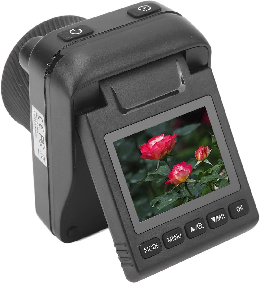 Eenvoudige Timelapse 4K-camera met WiFi - Waterdicht, Batterijduur van 6 Maanden - Meerdere Opnamemodi - Vlog en Buitenopname - zwart