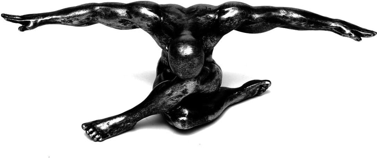 Decoratief Beeld - 10,5 x 23,5 x 11,5 cm - Modern - Zilver