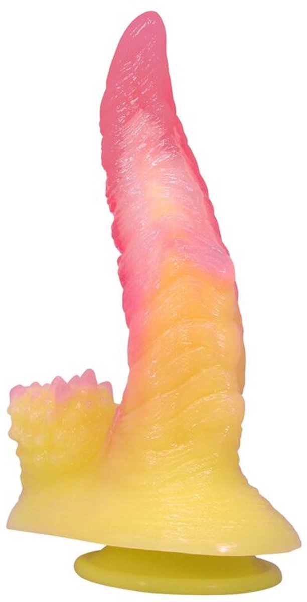 Ripplied Monster Fantasy Dildo met Zuignap