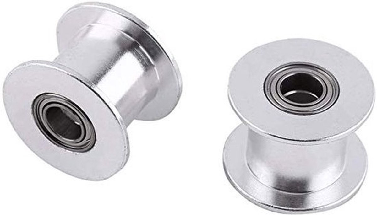5 stuks 20 tanden Idlerwiel zonder tanden voor 3D-printer 2GT-timingriem 10 mm