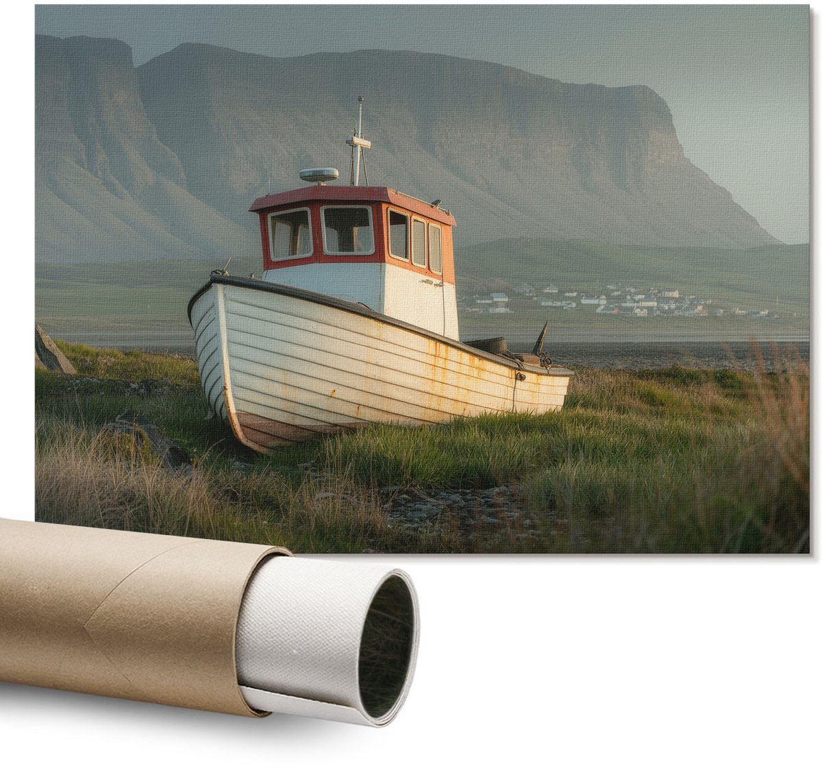 Coloray Polycanvas Poster - Kattenramen, Illustratie - A1 - Zwart Wandposter - Rechthoek - Muurdecoratie - Woonkamer - Popcultuur