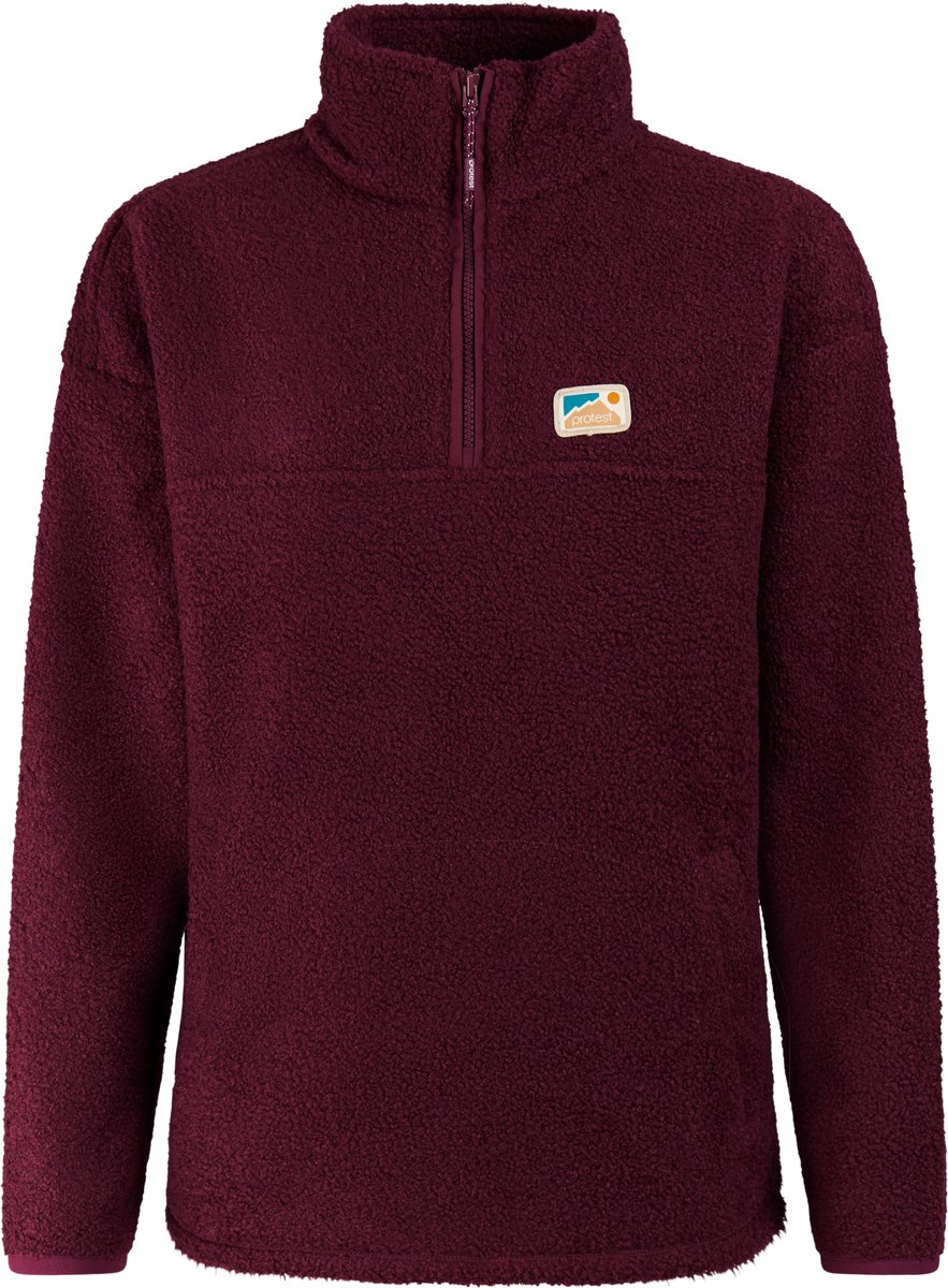 Protest PRTTally Sweater Dames Trui Fleece 1/4 rits Paars