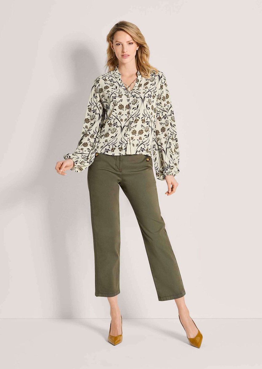 MADELEINE Blouse Bloemenblouse in tuniekvorm