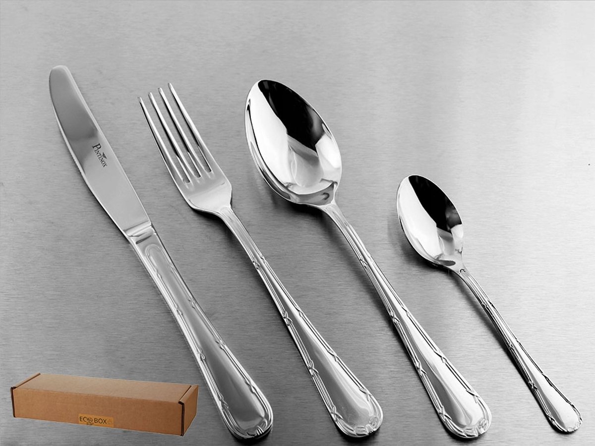 Pintinox Filet Bestekset 24 Delig - 6 Personen - Roestvrij Staal 18/10