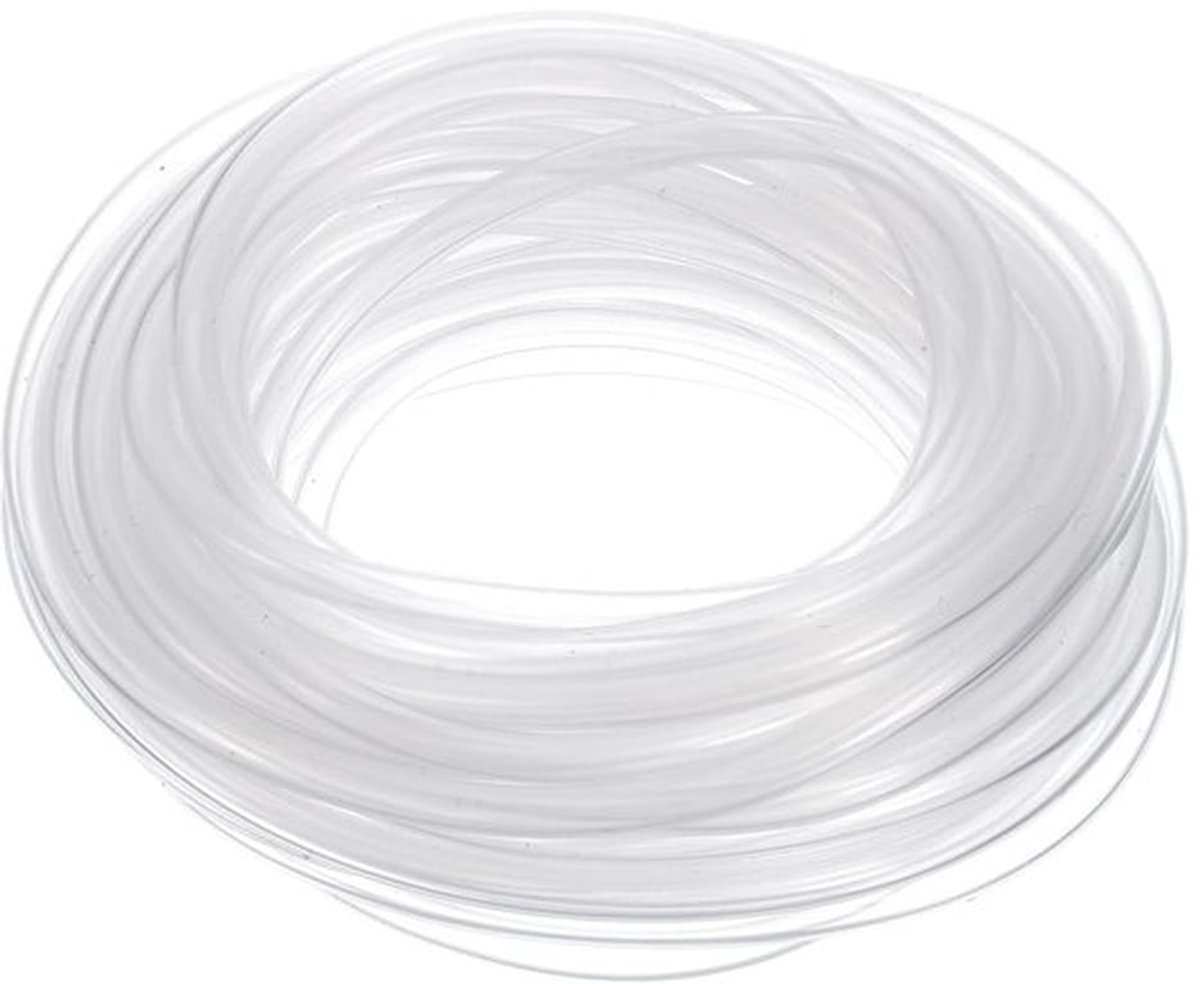 - Siliconen slang - Flexibel - 16,4 voet lengte - Duurzaam en corrosiebestendig - Voor thuisbrouwen en irrigatie - 2,3 mm ID x 3,3 mm OD