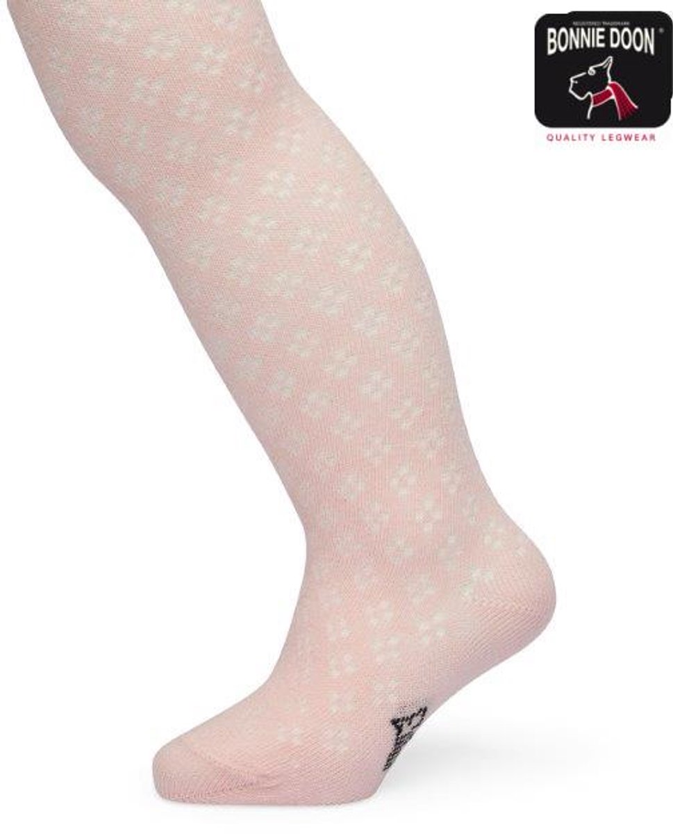Bonnie Doon Baby Maillot Licht Roze maat 80/86 - Meisjes - Ajour Patroon - Organic - Zacht Organisch Katoen - GOTS gecertificeerd - Gladde naden - Comfortabele Boord - Geen vervelende naden - Babyroze - Lichtroze - Pink Salt - BP214901.320