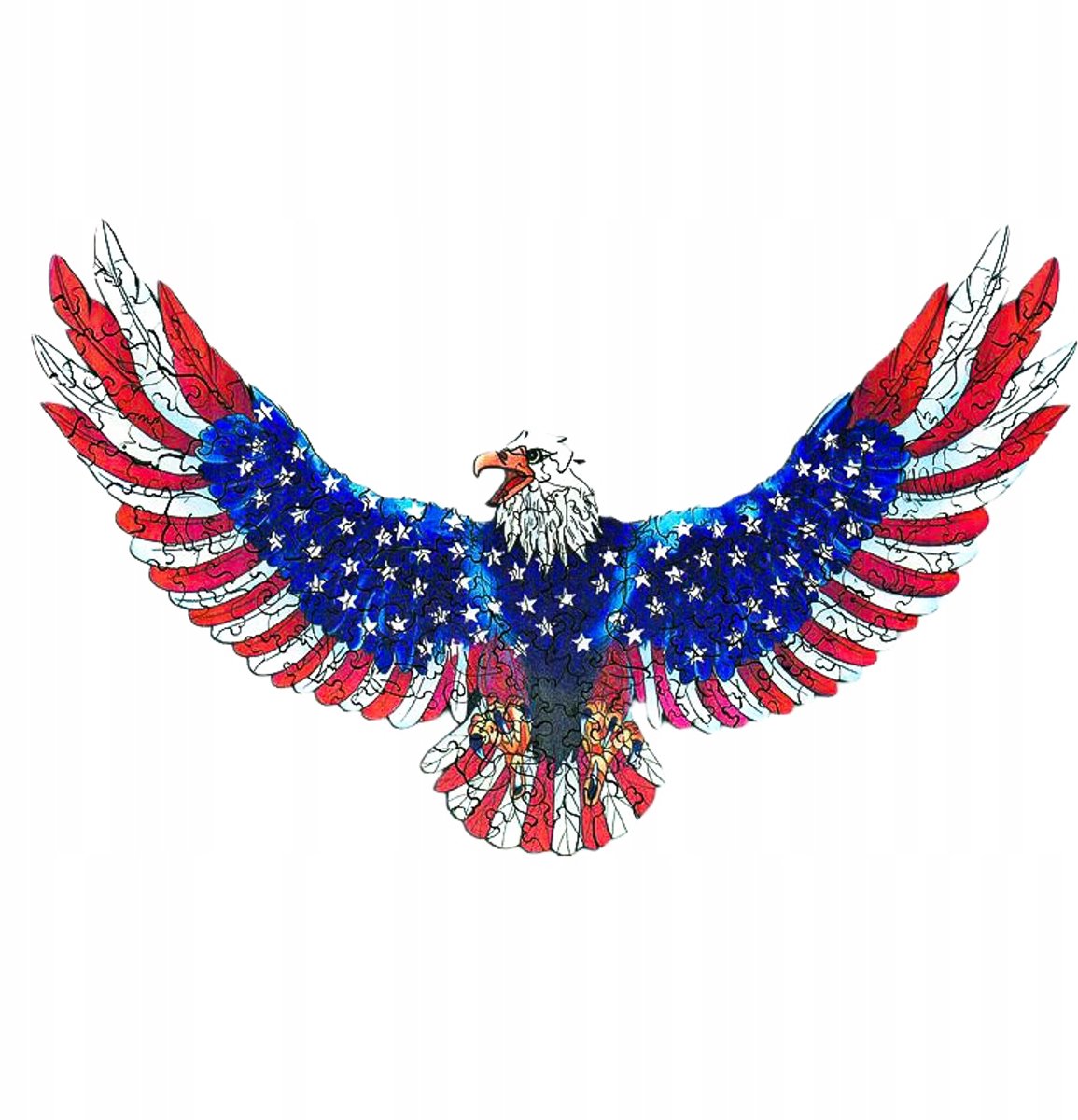 Houten puzzel "American Adelaar" - 100 stukjes - Premium kwaliteit