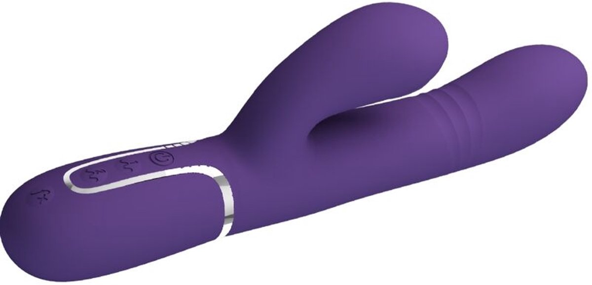 Multifunctionele G-Spot Rabbit Vibrator Paars