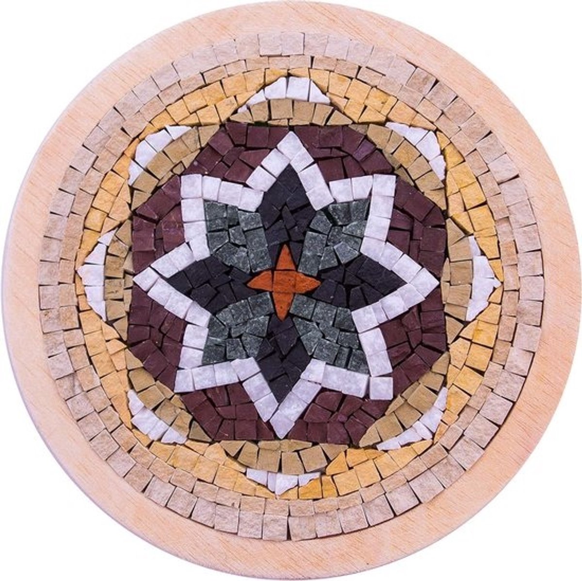 Mozaïek Set - Mozaïek Box - Creatief Knutselen - Natuurlijke Stenen - 20 x 20 cm - Universeel
