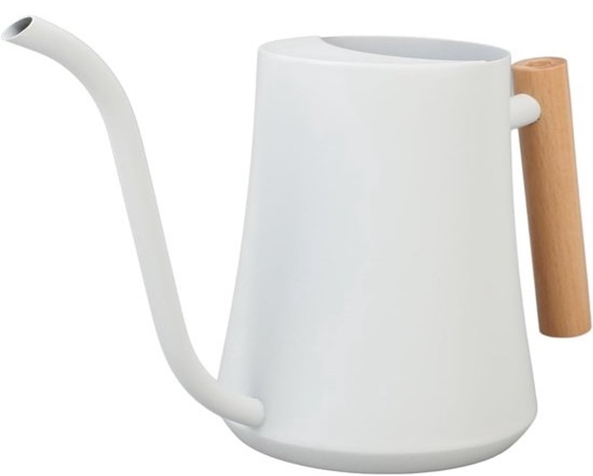Gieter Binnen - Waterkannetje Planten - Planten Water Geven - Lange Precisie Uitloop - 1 Liter - Mat Wit