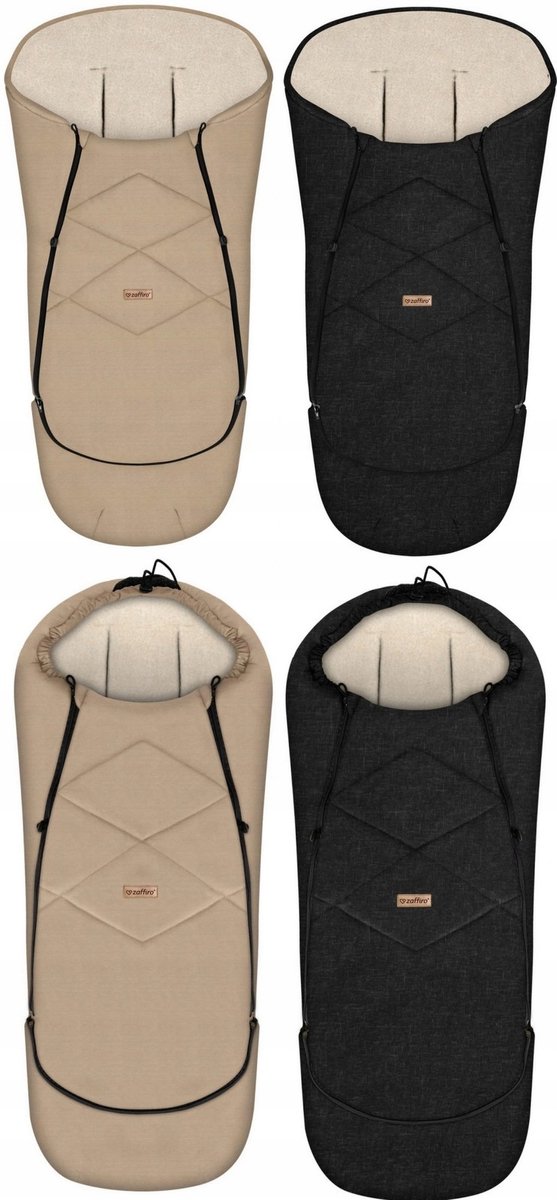 Zaffiro EverGrow Premium Wol Wolwzak Kinderwagen/Autostoel 0-36m