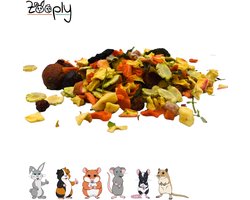 Zooply Lentemix - Kruiden & Snacks - 100% natuurlijk - Voor konijnen & cavia's - 350 gram