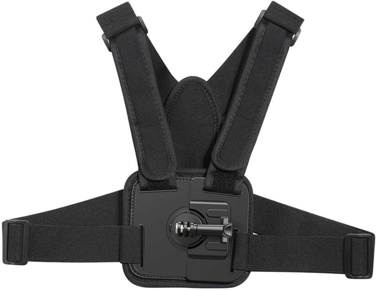 Ulanzi Go-Quick II Chest Mount - Voor action cam en smartphone - Magnetische quick-release - 360 graden draaibaar - Zwart