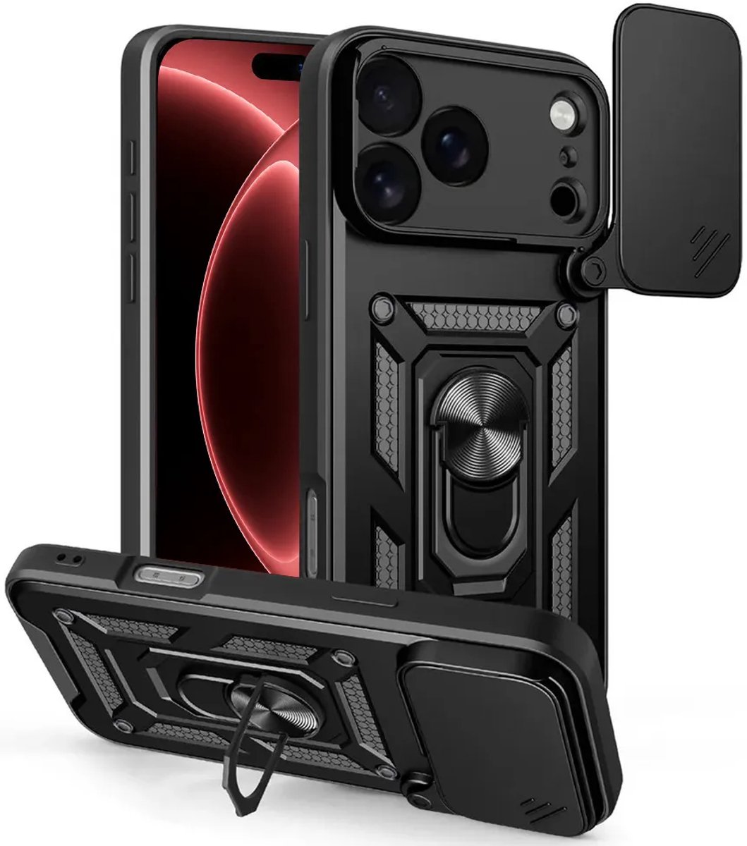 Techsuit - CamShield Series - iPhone 18 Pro / iPhone 17 Pro - Black