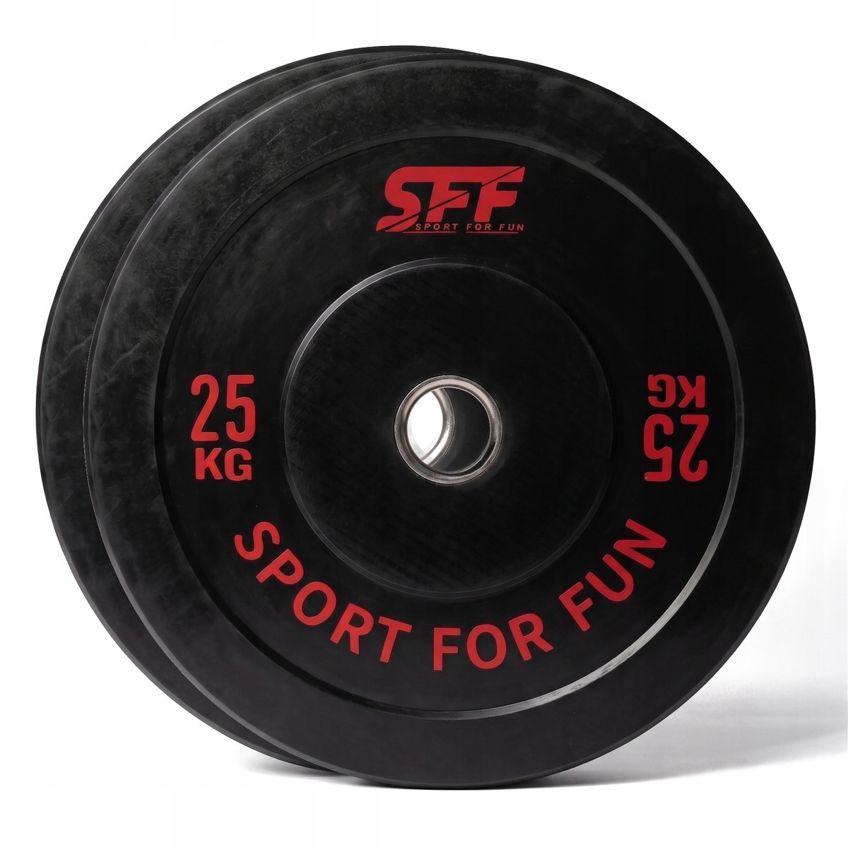 Olympische Bumper Plates 2x25kg - 50kg Set voor Krachttraining