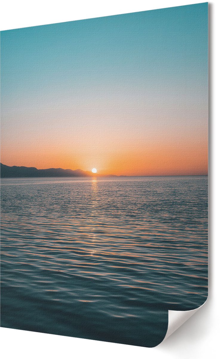 Coloray Polycanvas Wandposter - Dalmatiër Op Het Toilet, Illustratie - A2 - Wit Wanddecoratie - Rechthoek - Muurkunst - Woonkamer, Slaapkamer, Kantoor - Humoristisch
