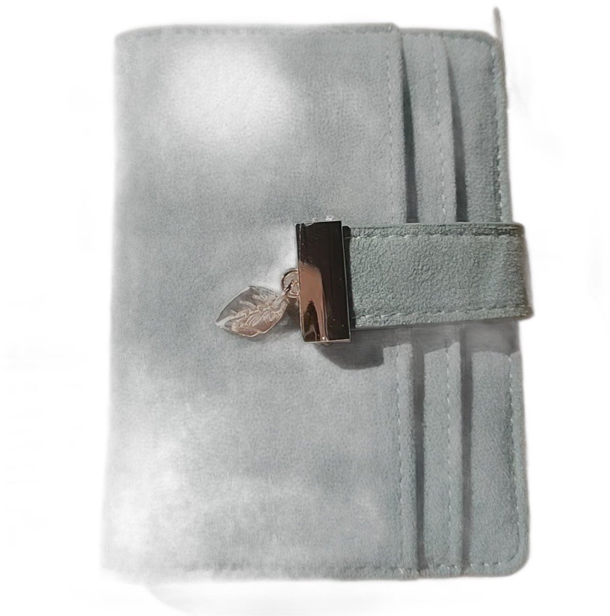 Currero Portomonee - Portemonnee Dames & Heren - RFID Anti Skim - Pasjeshouder - Klein Model - Met Rits - Kunstleer - Blauw
