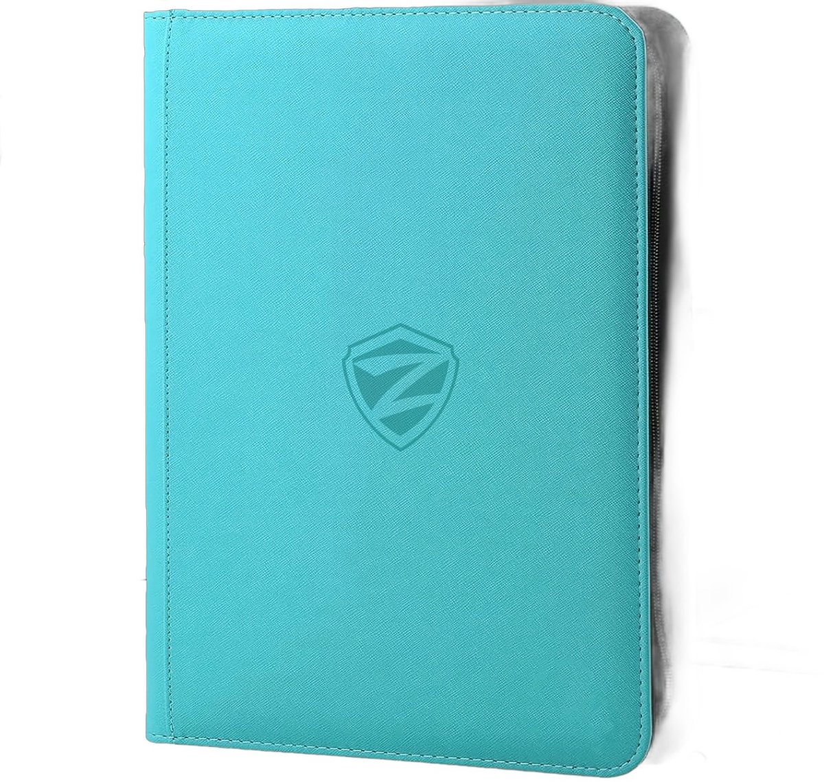 Currero Toploader Binder - Verzamelmap Kaarten - Geschikt voor Pokemon - 4 Pocket - 9 Pocket - 12 Pocket - Trading Card Map - Toploadermap - Blauw Groen - 360 Kaarten