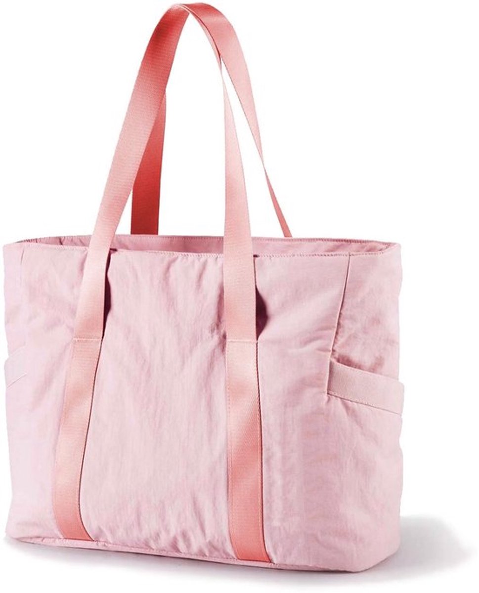 Dailygoody - Gym Tote Bag - Duurzame Zipper Tote voor Vrouwen met Yoga Mat Buckle