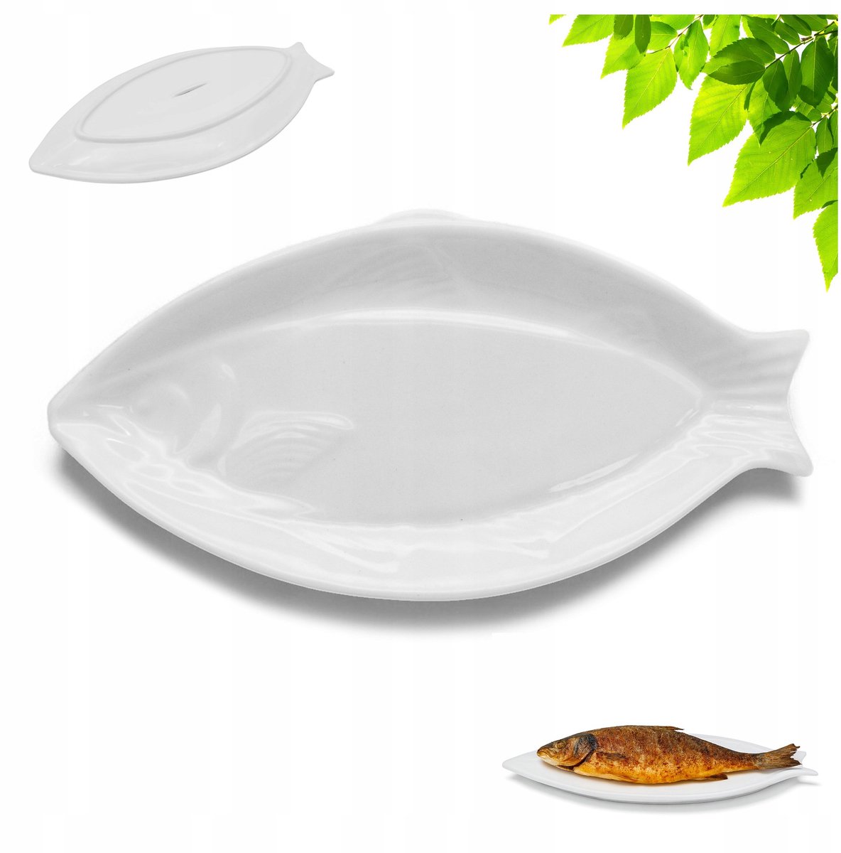 Porseleinen Vis Schaal 32cm - Stijlvolle serveerschaal