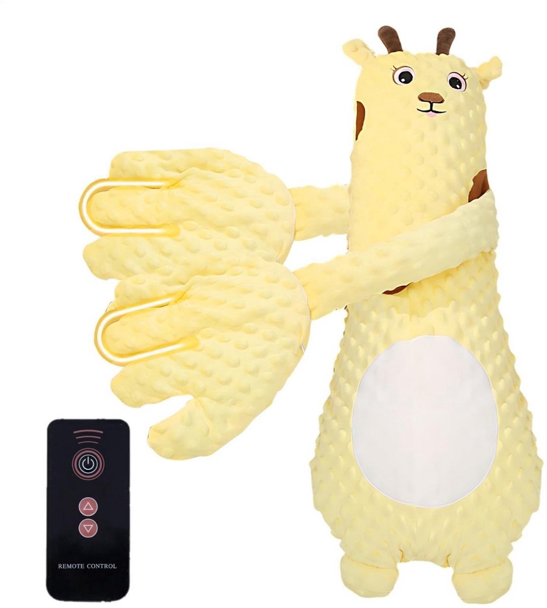 Casalora® Kalmerende Handpalm voor Slaap | Slaapondersteuning Metgezel Rustgevend | Kinder Rust Ondersteuner Troostkussen | Geschikt voor Jongens en Meisjes, Kinderkamer, Kinderopvang, Reizen en Hotel