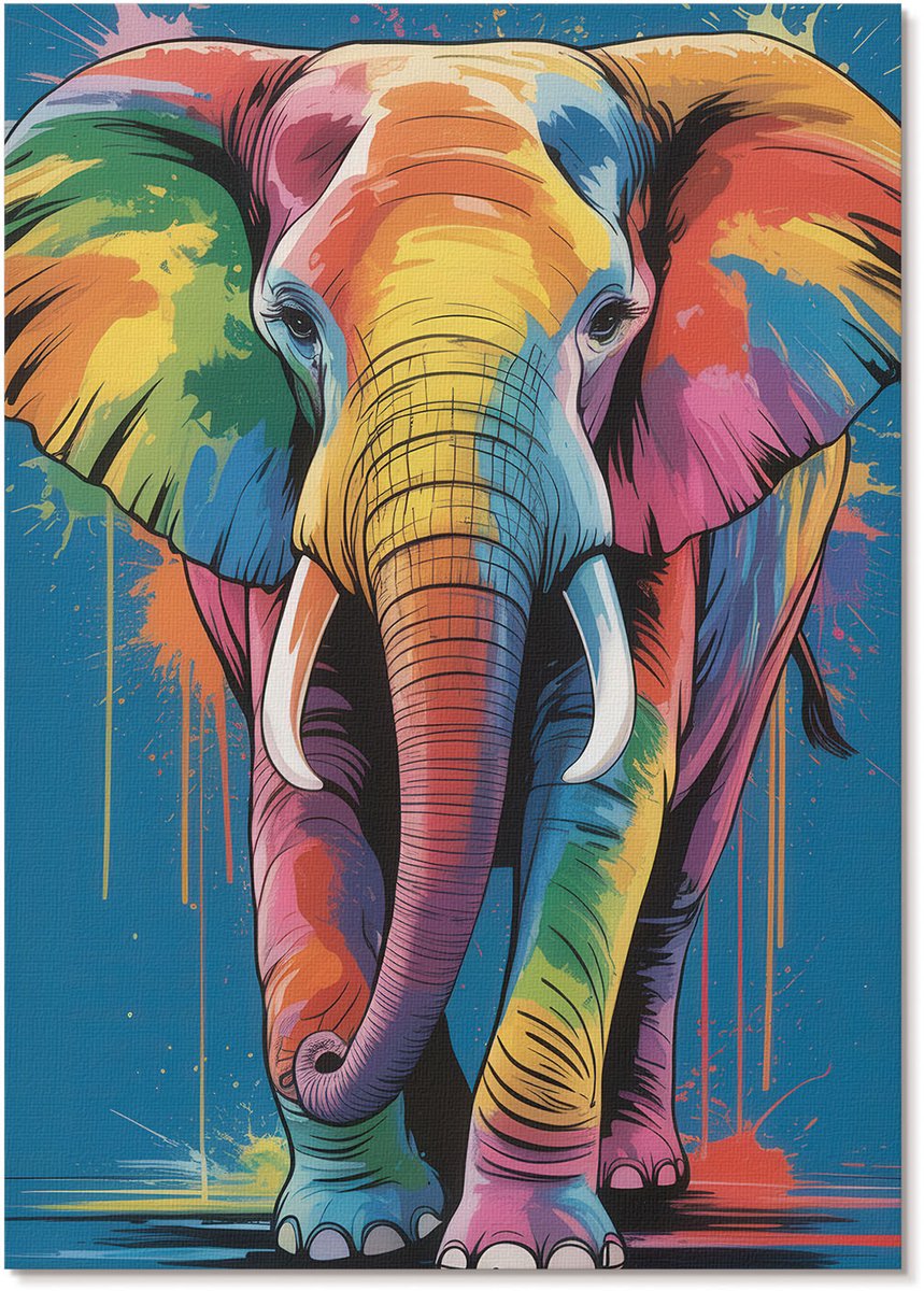 Tulup Polycanvas Wandposter - Expo Berlijn, Typografie - A3 - Zwart Decoratie - Rechthoek - Wandkunstwerk - Woonkamer, Slaapkamer, Kantoor - Modern