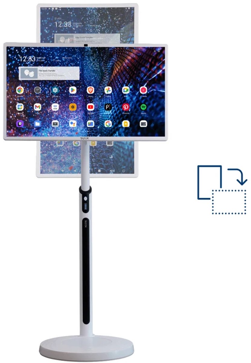 Bol.com Innovastore Smart TV - Verrijdbare monitor - TV - Monitor - Android TV - Touchscreen - LED-tv - WIFI - Bluetooth - 32 inch aanbieding