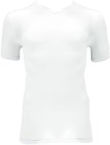 Apollo heren T-shirt Bamboe - V Hals- 2-pack - Wit - S