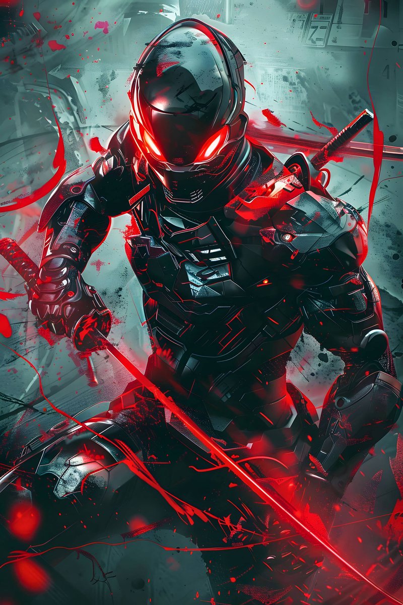 Robot Poster - Soldaat - Futuristische - Artistieke - Technologie - Android - posters - formaat 70x100cm - Wanddecoratie - L3011MT