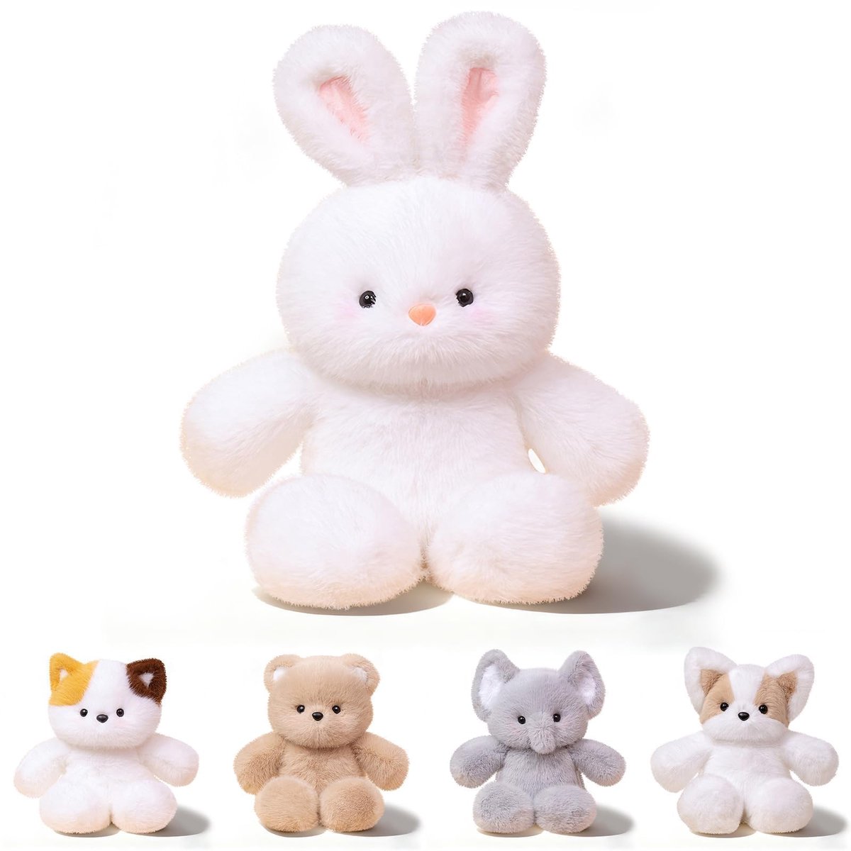 Casalora® Pluche Knuffel – Rennend Konijn Serie – 45 cm – Schattige Pluche Konijn – Zacht, Knuffelbaar en Comfortabel