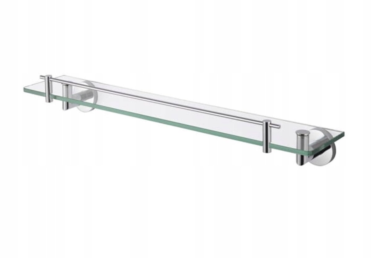 Stella Classic Glazen Spiegelplank 60cm Chroom Transparant